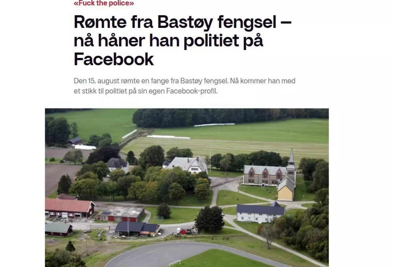 LAGET VIDEO PÅ RØMMEN: Videoen til gateslageren «Greier meg greit» ble filmet da Lille-Glenn var på rømmen fra Bastøy fengsel i 2018, og han var da Norges mest ettersøkte mann. Faksimile: TV 2