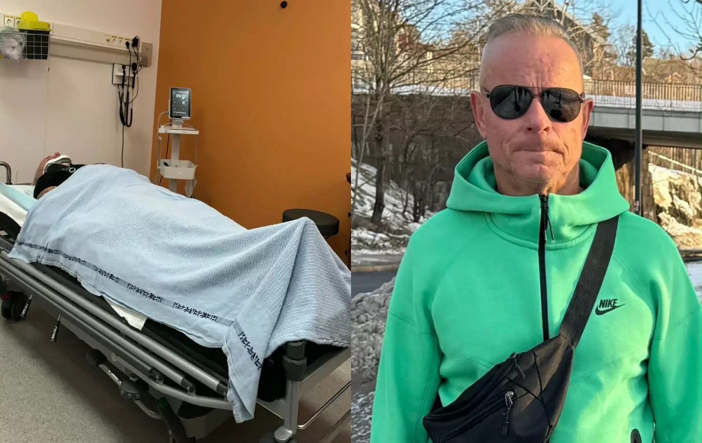 SKREMMENDE: Håkan Walldén (62) opplevde en alvorlig ulykke på Sats Ullevål da et treningsapparat sviktet. Han synes hele opplevelsen er skremmende. Foto: Privat