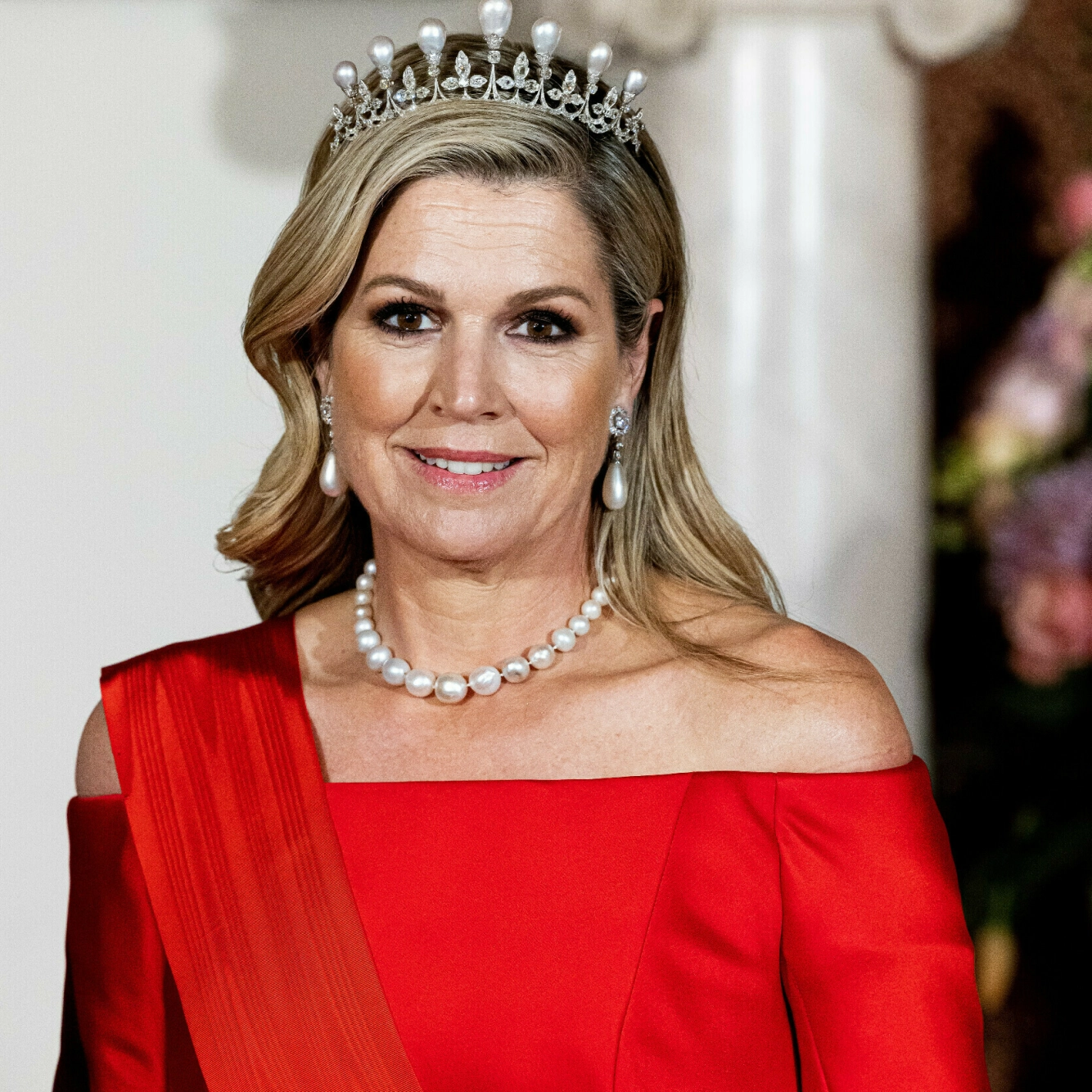 RAMMET AV SYKDOM: Den nederlandske dronningen har fått influensa. Her avbildet fra en tidligere anledning. Foto: NTB.