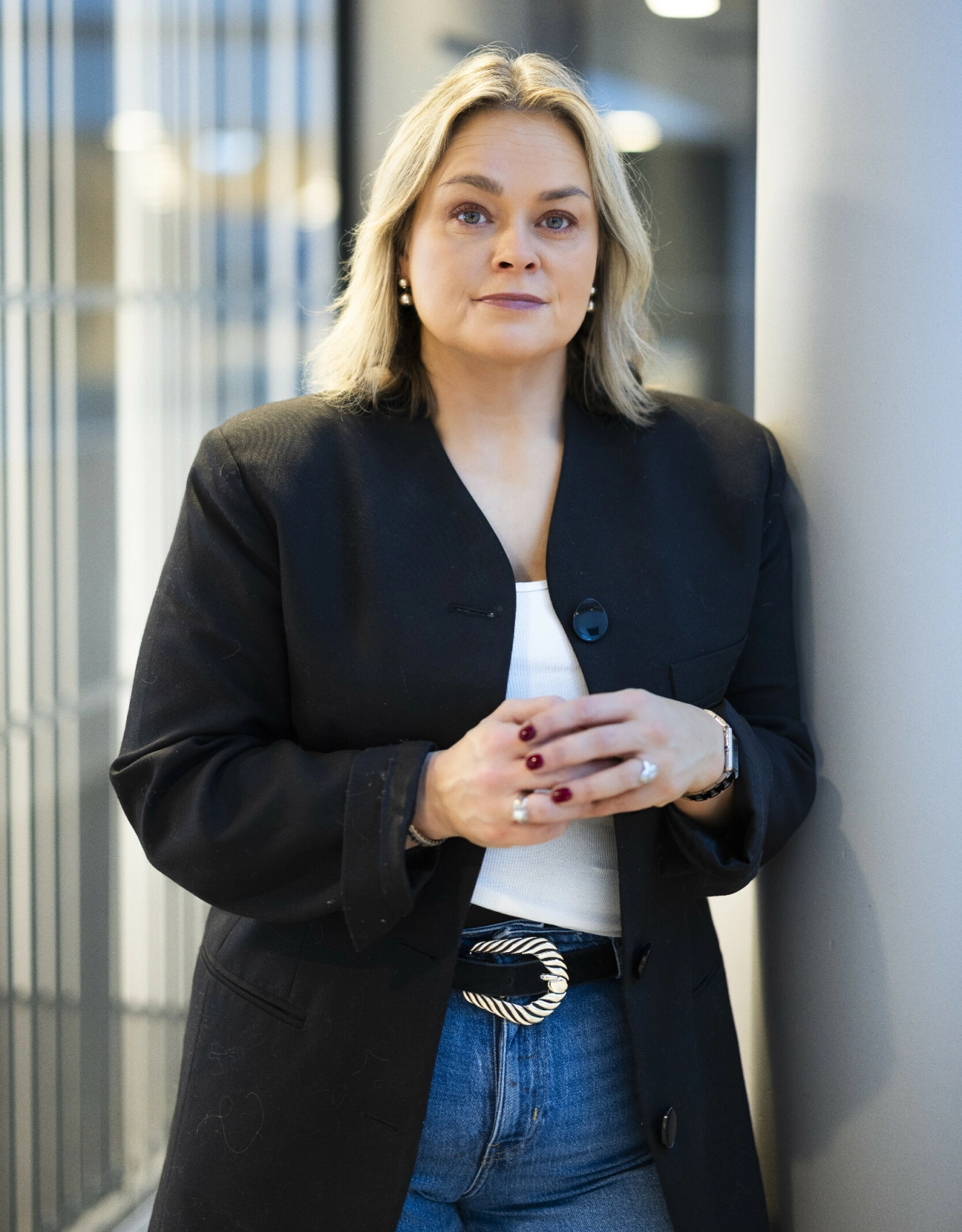 IKKE I TVIL: Se og Hørs Caroline Vagle er ikke i tvil om at kronprinsfamilien står i en svært krevende tid. Foto: Espen Solli/Se og Hør