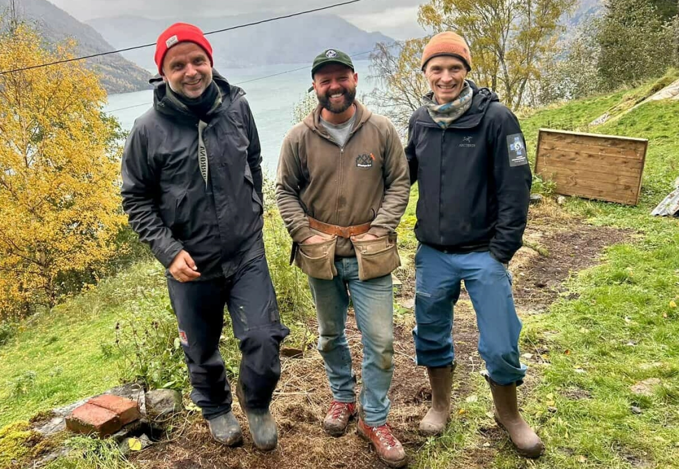 BESØK: Å få besøk er noe Ben setter pris på. Foto: Privat