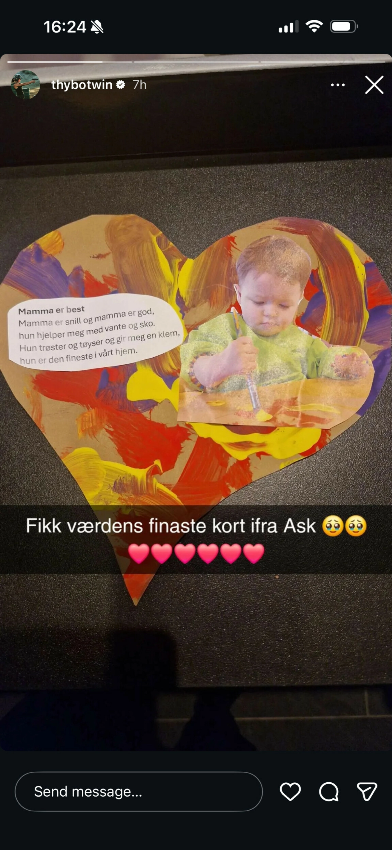 Johanne Thybo Hansen. Foto: Skjermdump: @thybotwin / Instagram