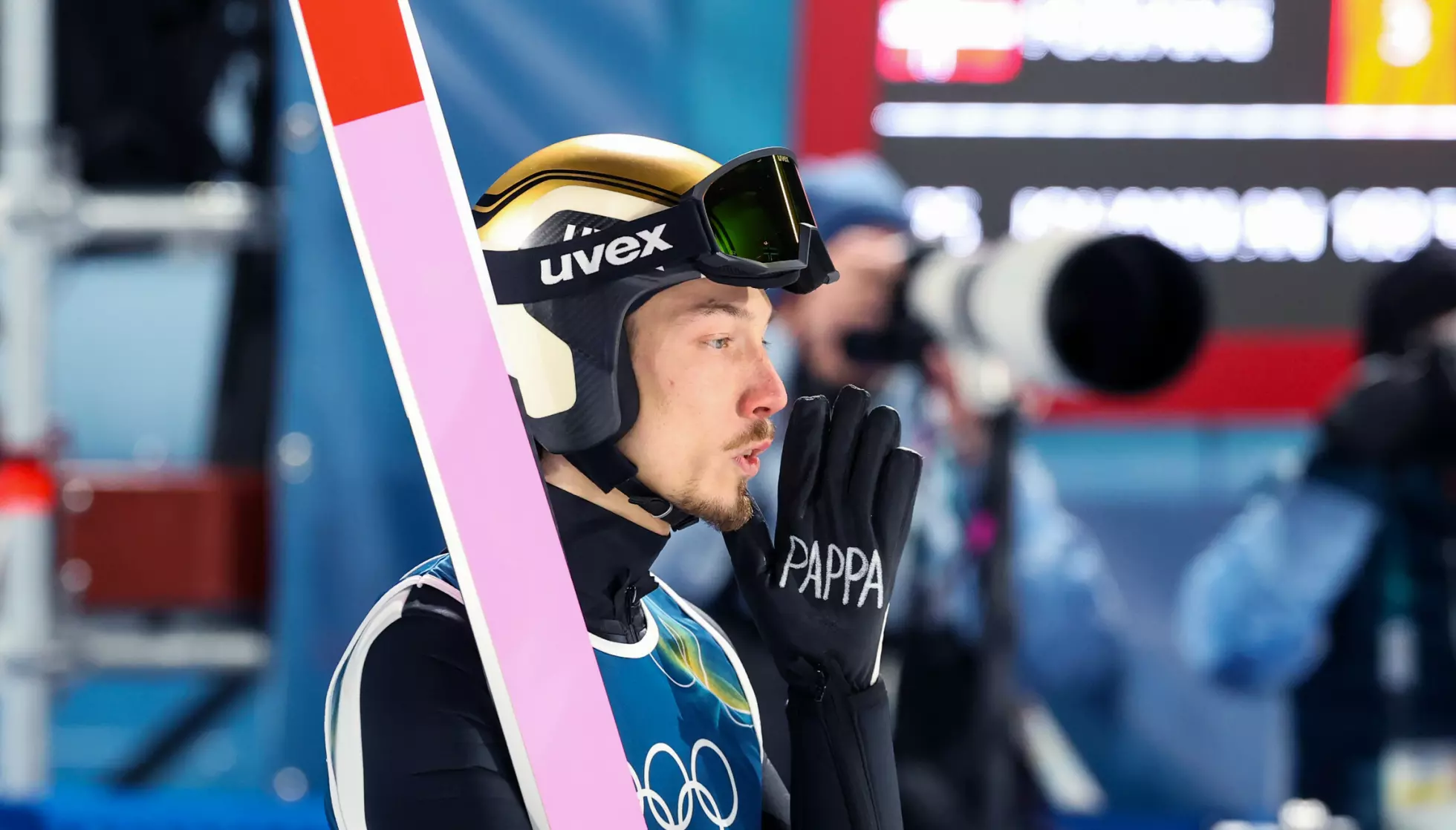 HYLLET PAPPA: Johann André Forfang. Foto: Bjørn Langsem / Dagbladet