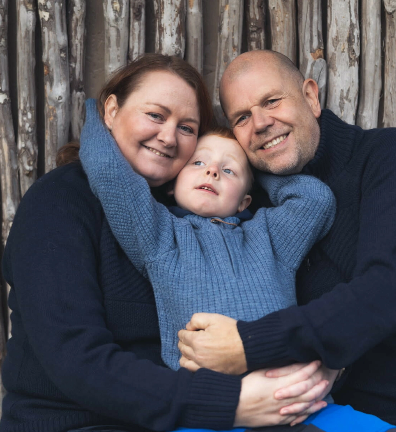 FAMILIEN: Synnøve fikk familien hun alltid har drømt om. Foto: Renate Hatlegjerde