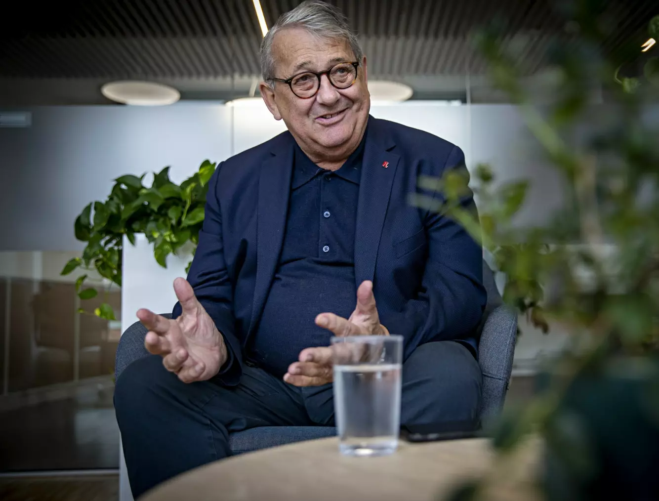 PÅ TOPPEN: Tidligere toppsjef i Riksrevisjonen, Per Kristian Foss, satt i sjefsstolen da IPI-rapporten kom i 2021. Foto: Bjørn Langsem / Dagbladet