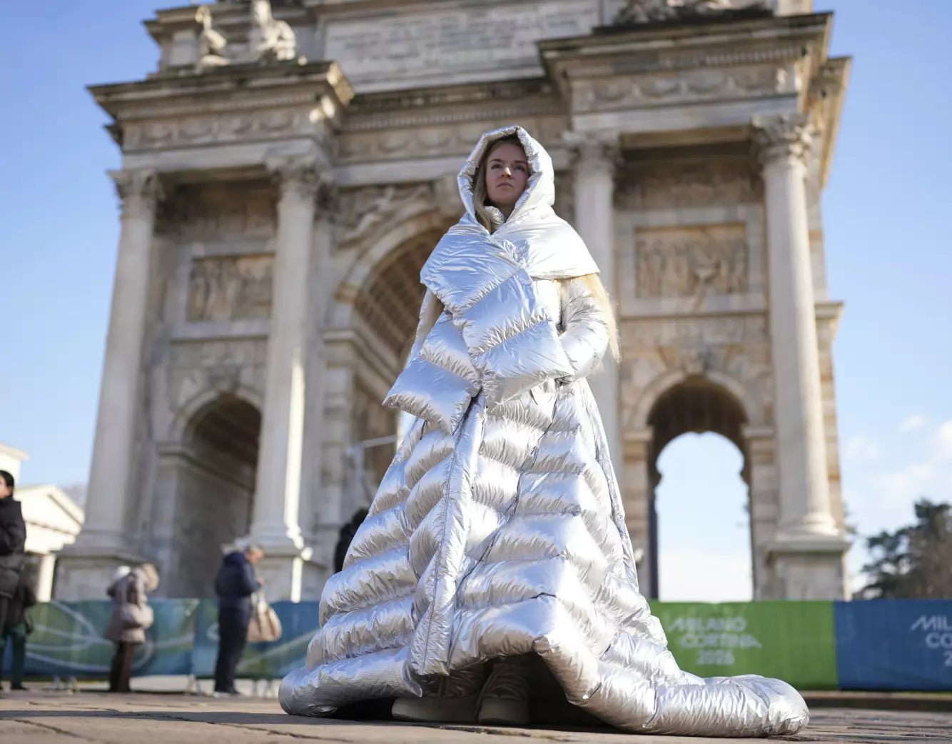 Russiske Anastasia Kutsjerova har bodd i den italienske storbyen Milano de sist 14 årene. Foto: Andrea Rosa / AP / NTB
