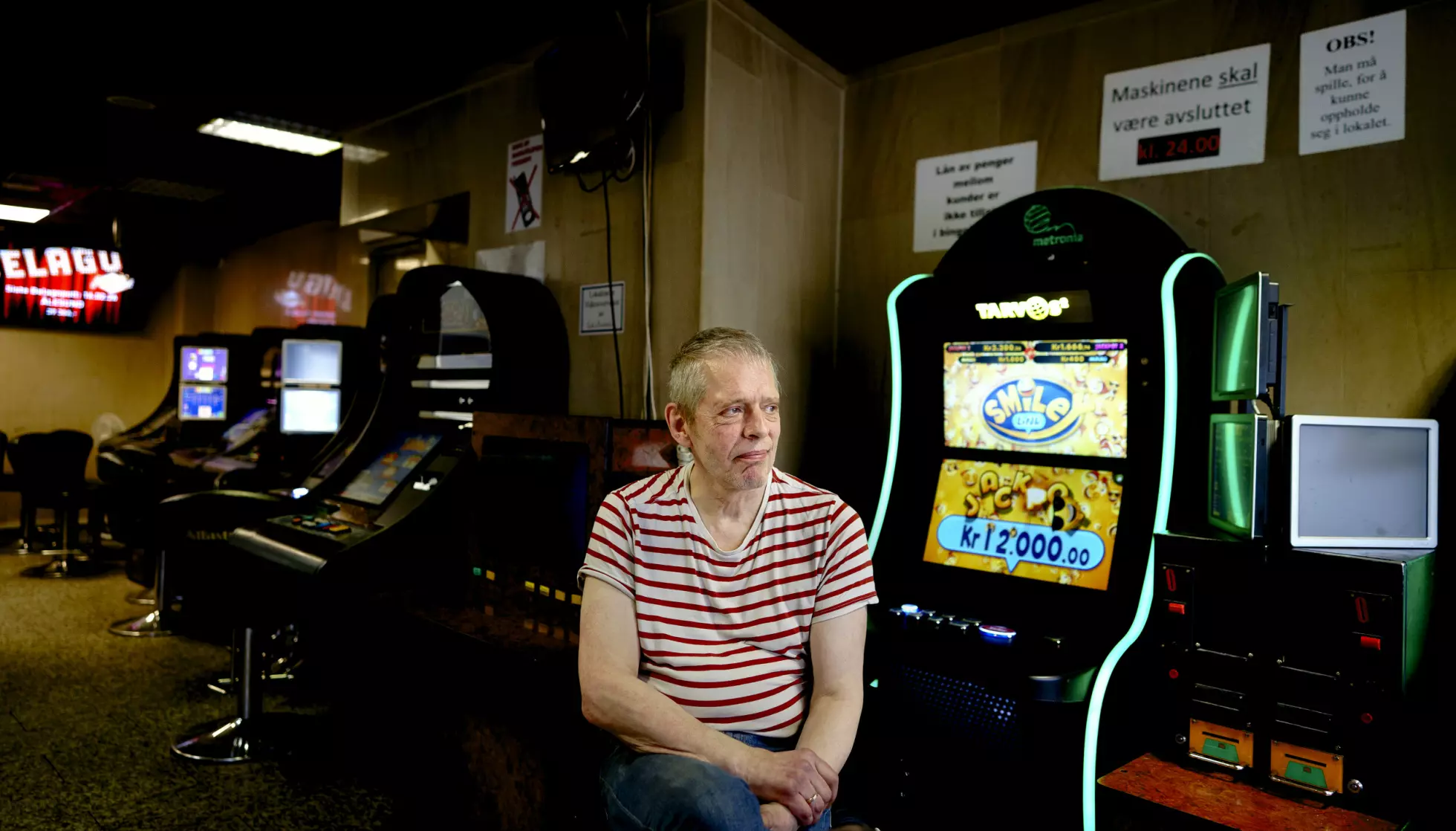 VIL SAVNE DET: I bingohallen kommer flere av stamgjestene til å savne spilltilbudet, i tillegg til samlingspunktet. Foto: John T. Pedersen / Dagbladet