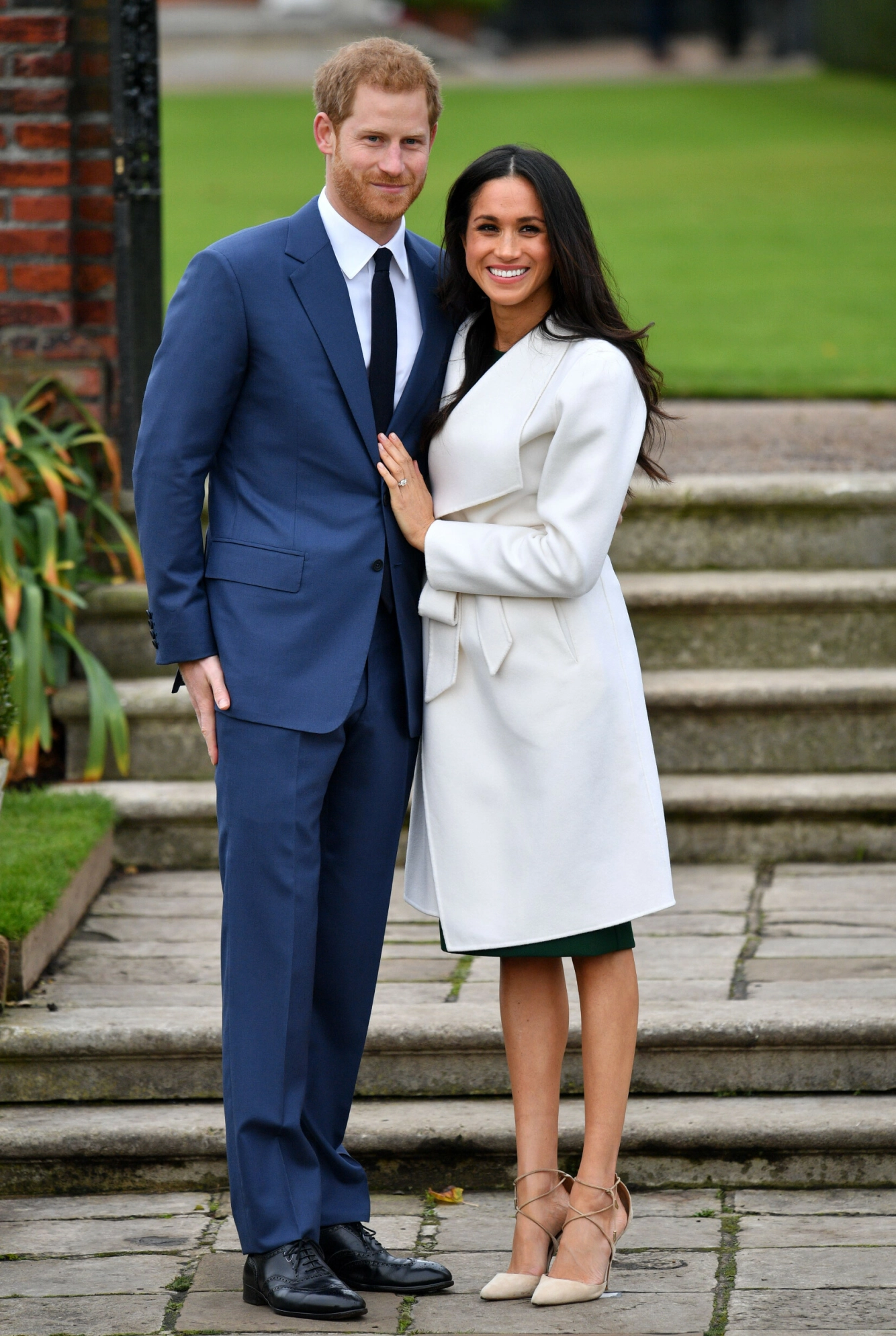 DEN GANG DA: Prins Harry og Meghan Markle fotografert da deres forlovelse ble kunngjort i november 2017. Foto: Tim Rooke/ REX/ NTB