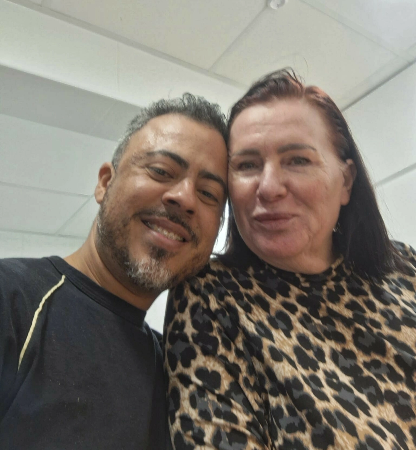 KORT ROMANSE: AnneMa og hennes nye kjæreste Keiber Ruiz. Men forholdet er allerede historie. Foto: Privat