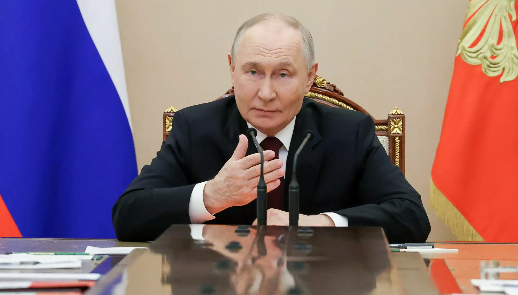 INNVADERTE UKRAINA: Russlands president Vladimir Putin. Foto: Reuters / NTB