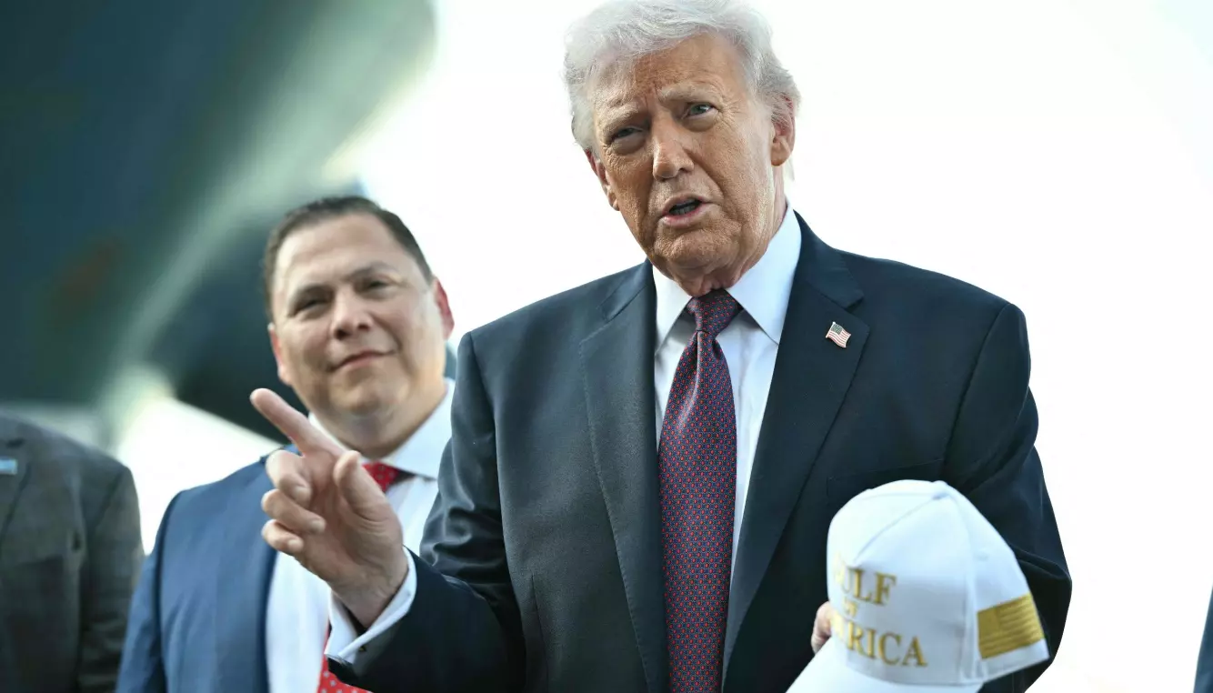 IKKE BESTEMT SEG: USAs president Donald Trump i byen Corpus Christi i Texas fredag kveld. Foto: Mandel Ngan / AFP / NTB