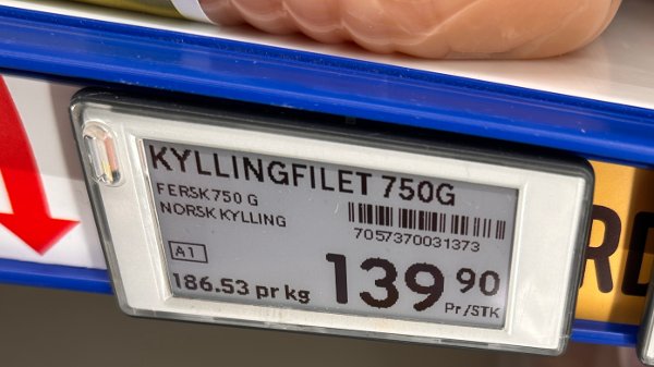 Opptint kylling på Rema
