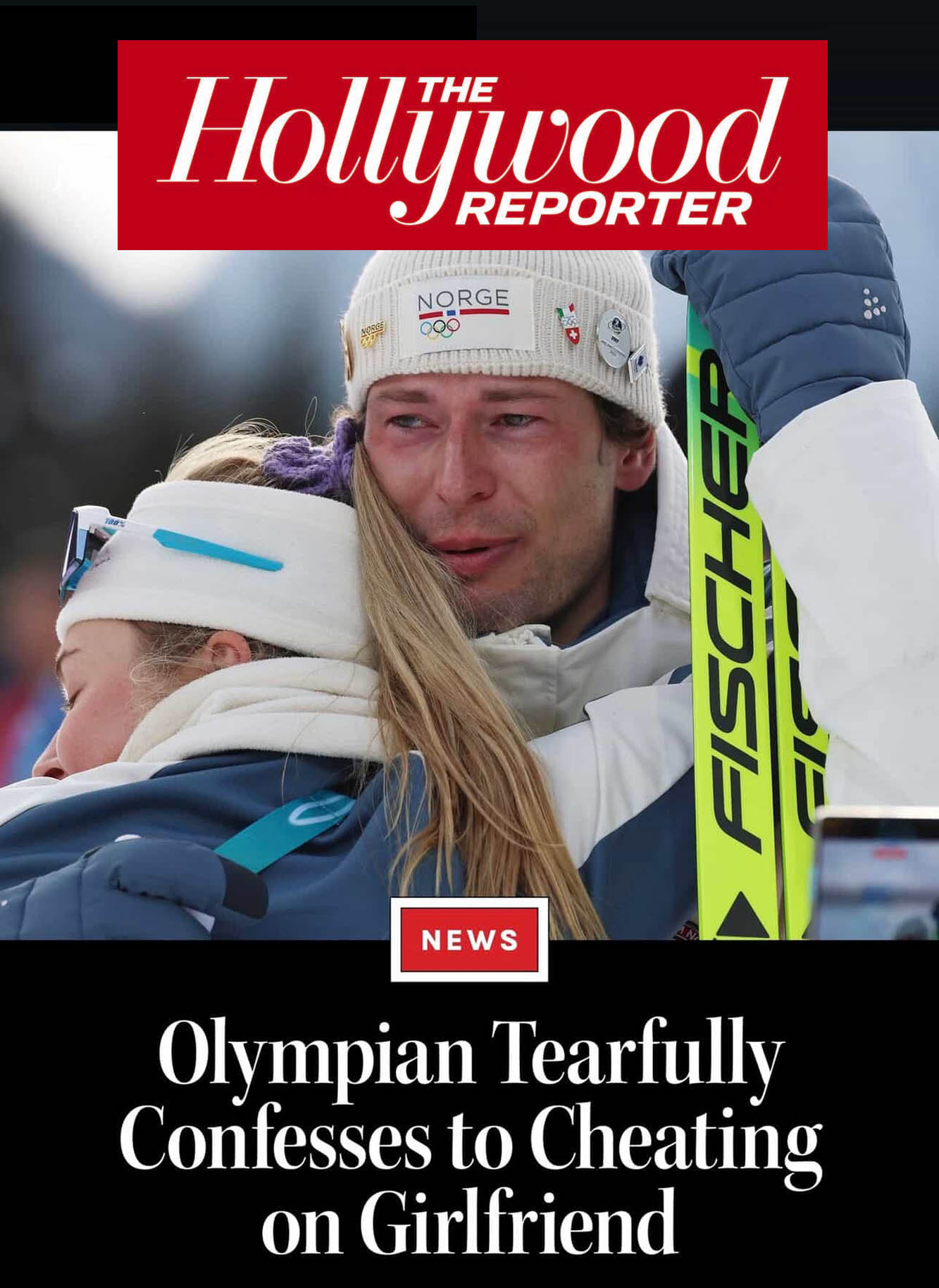 Sturla Holm Lægreid ol ski langrenn italia utroskap hollywood reporter