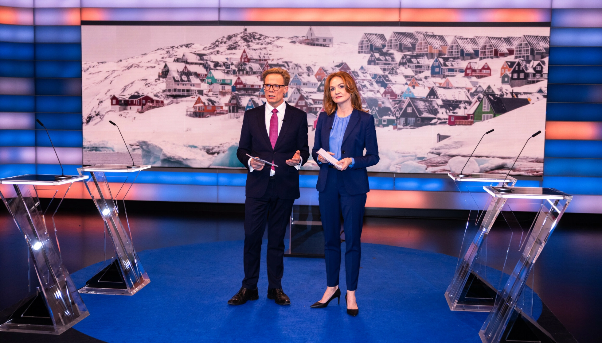 NERVER: Åsa røper at det er mye nerver før hver sending. Med tiden kan det hende det roer seg ...? Foto: Shad Madian / Dagbladet