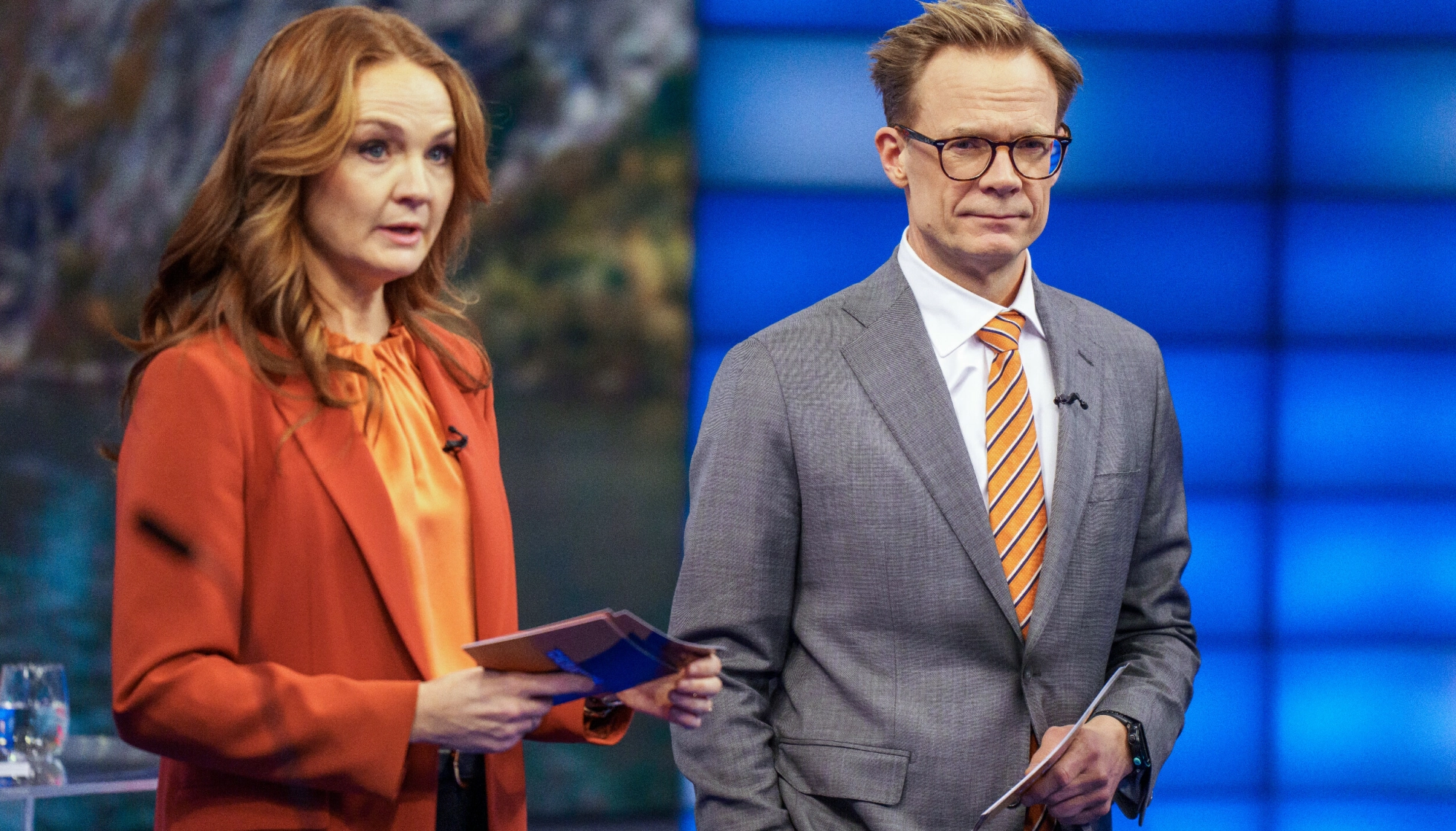 SKJERPET: Åsa sier til Se og Hør at det er viktig å være skjerpet og klar på jobb. Her fra en sending tidligere i år. Foto: Cornelius Poppe / NTB