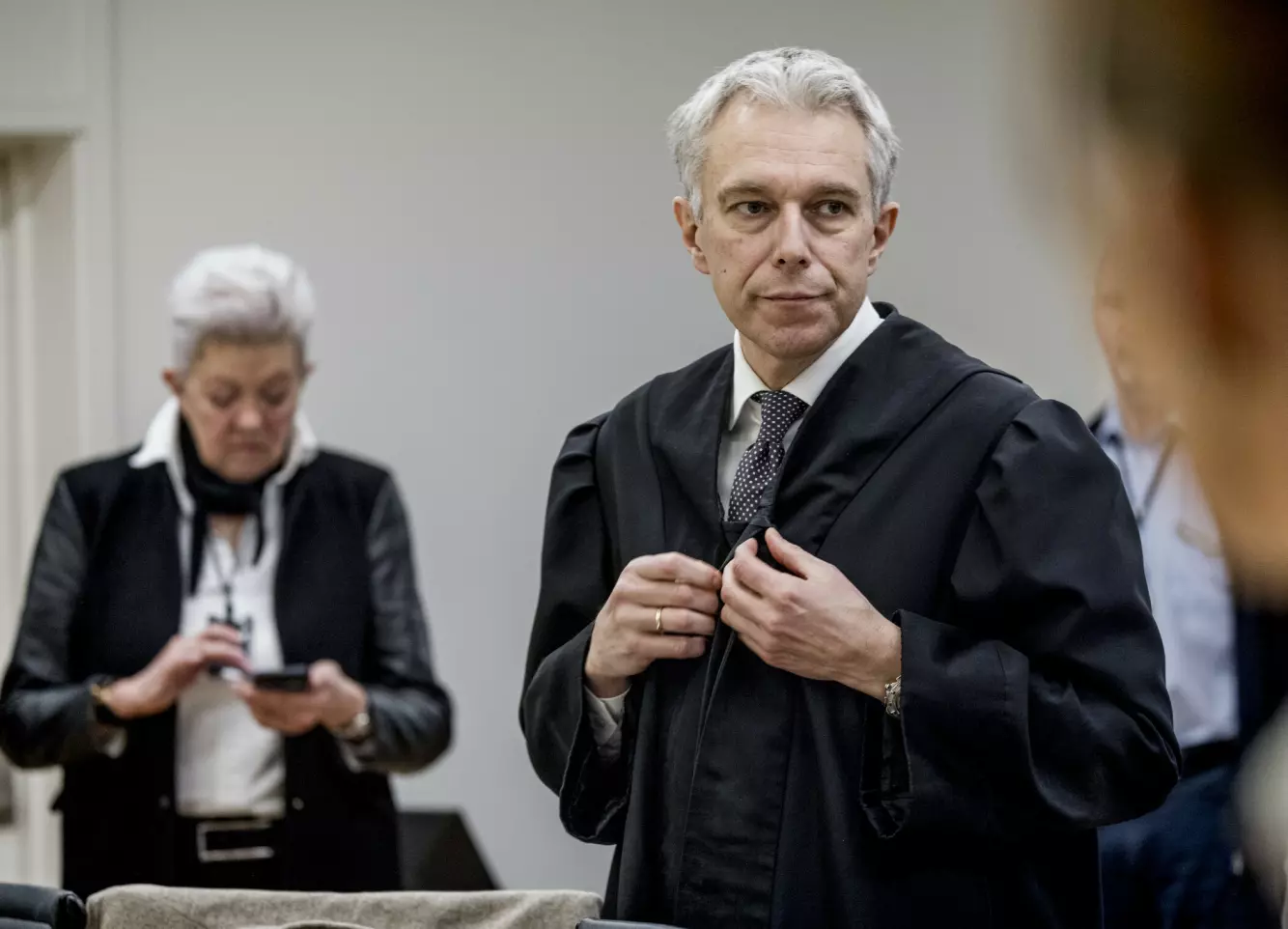 FORSVARERE: Petar Sekulic og Ellen Holager Andenæs representerer Høiby. Foto: Nina Hansen / Dagbladet