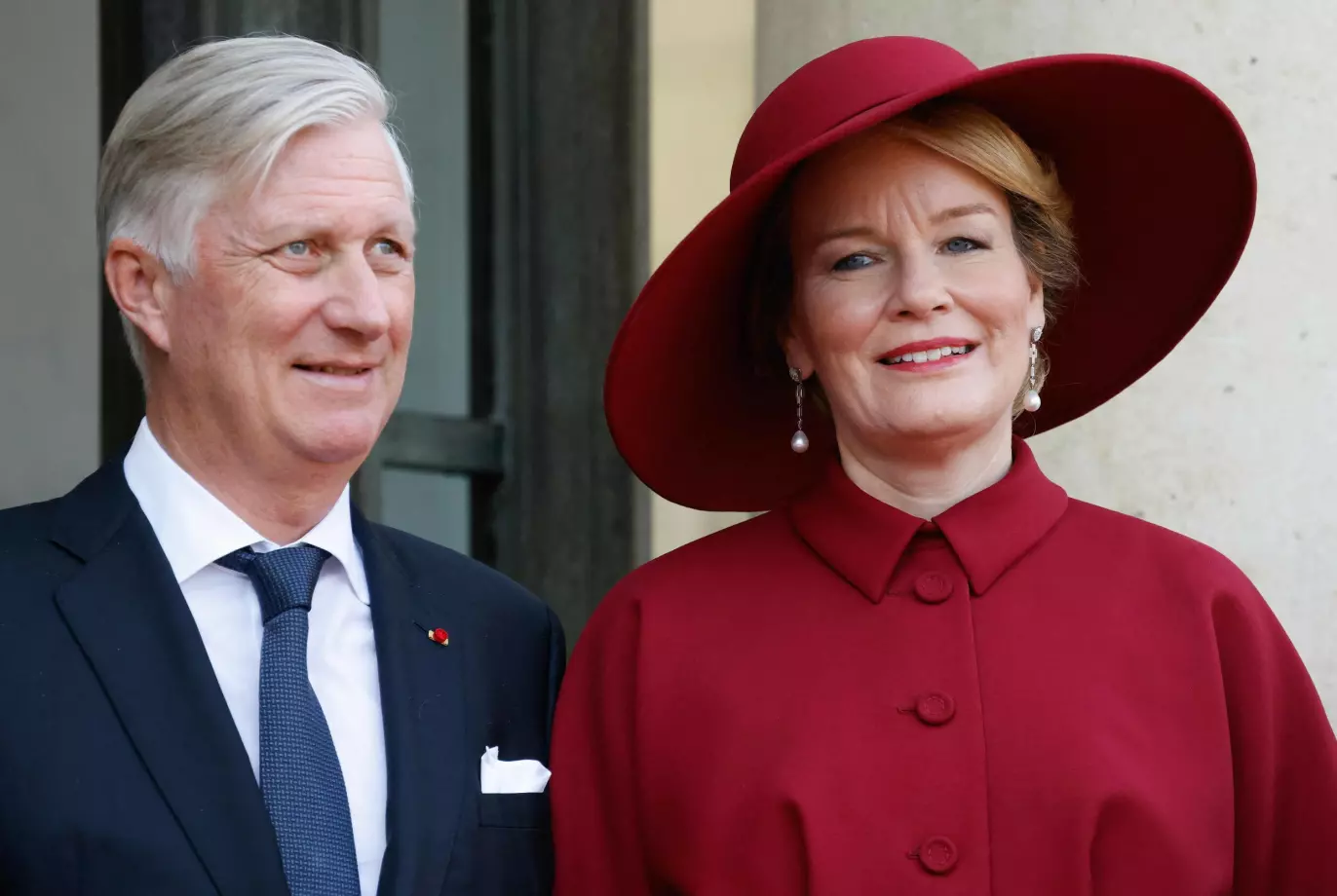 KONGEPAR: Kong Philippe og dronning Mathilde av Belgia. Foto: Ludovic Marin / AFP / NTB