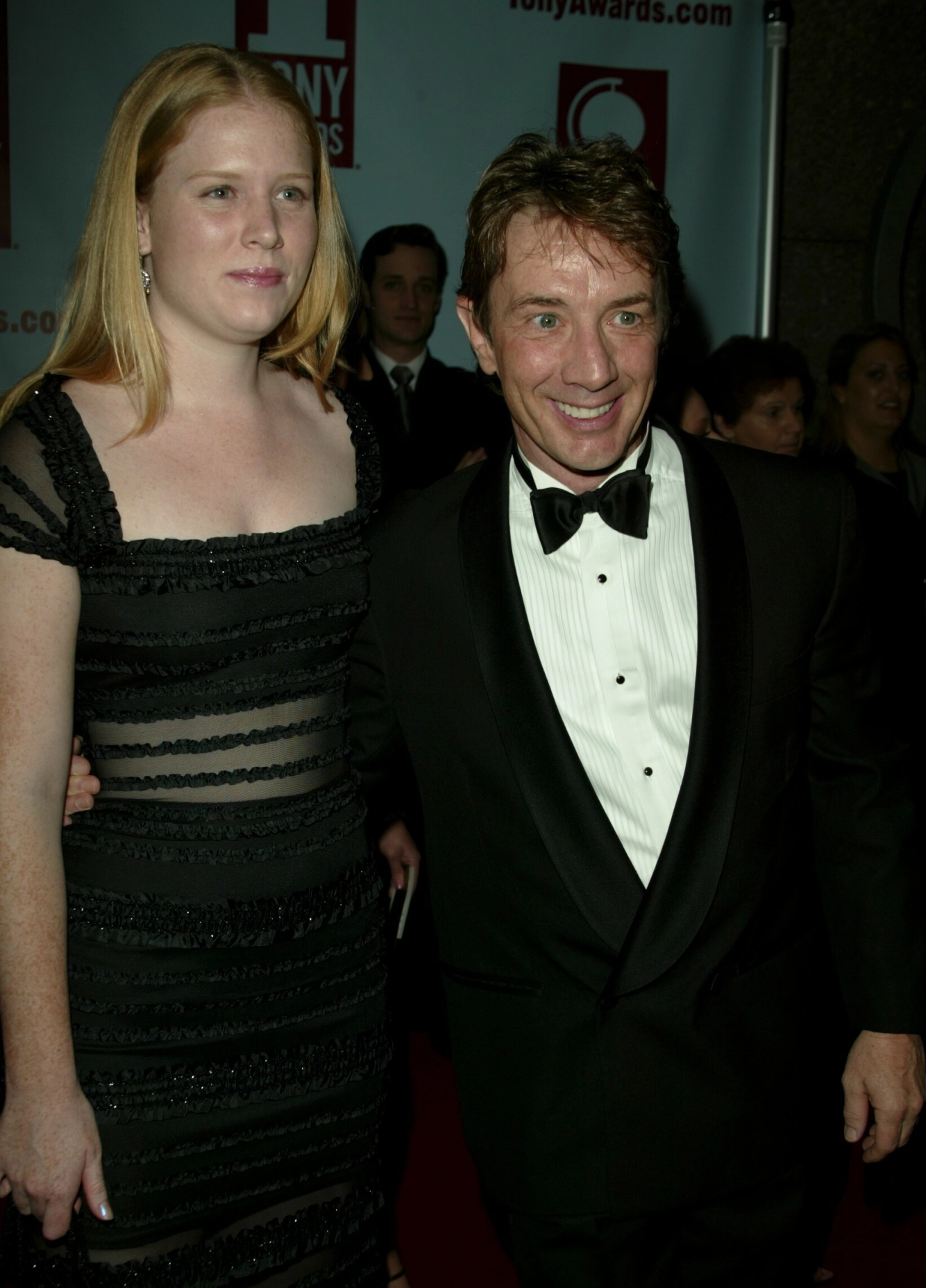 FAR OG DATTER: Katherine og skuespillerfaren skal ha hatt et nært forhold. Her er de avbildet sammen på Tony Awards i 2004. Foto: Matt Baron / BEI / REX / NTB