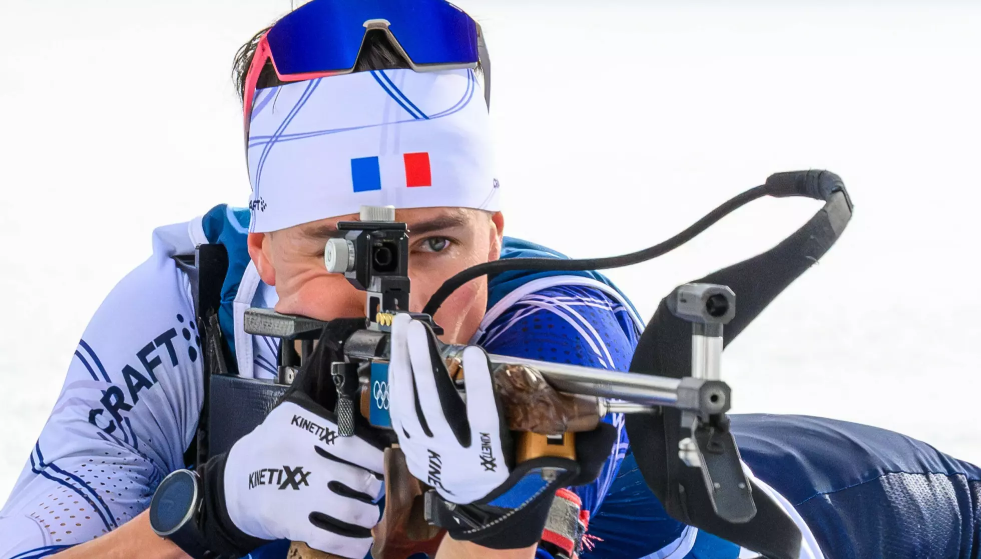 SIKRET SEIEREN: Eric Perrot knuste nordmennene fredag. Foto: Francois Xavier-Marit / AFP / NTB