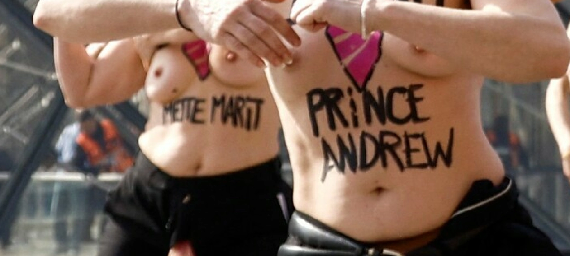 Protest mot Mette-Marit