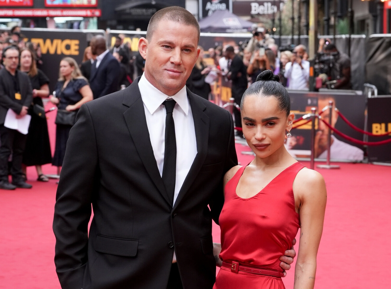 EKSER: Zoë har tidligere vært forlovet med Channing Tatum. Foto: Ian West/ Pa Photos/ NTB