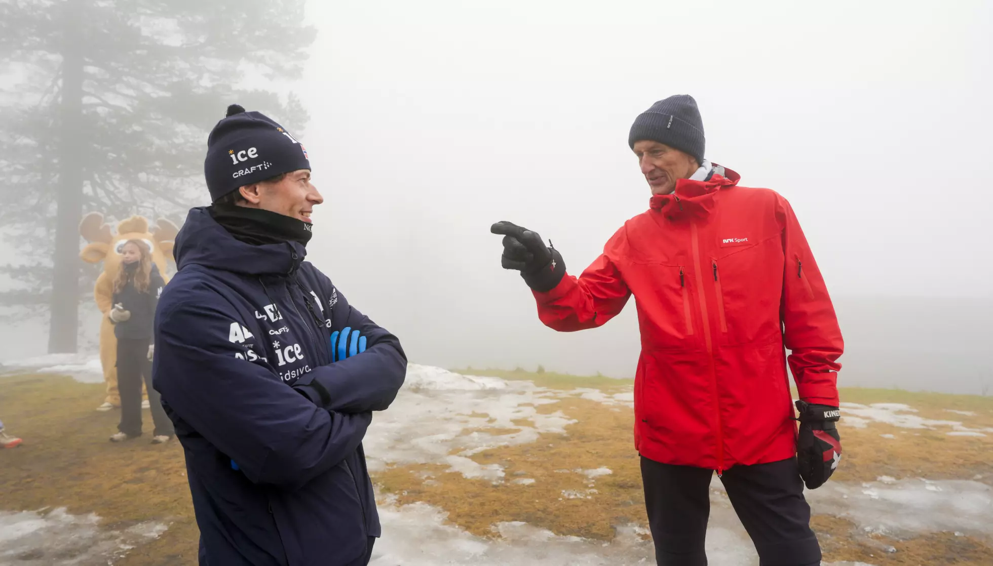 HYLLER LUNDE: Lægreid har bare gode ord å si om Ola Lunde som gir seg etter helga i Holmenkollen. Foto: Lise Åserud / NTB