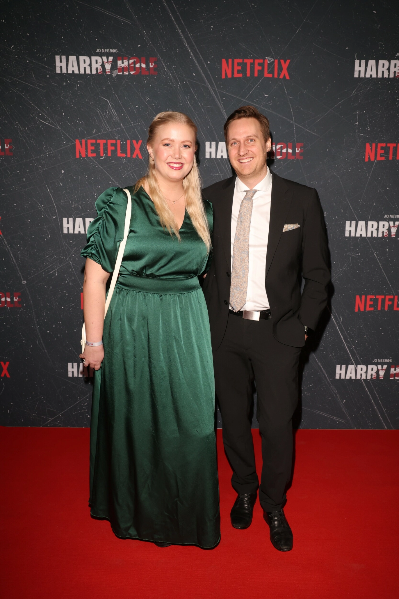 PREMIERE: Agnete Husebye og forloveden Vegard. Foto: Andreas Fadum / Se og Hør