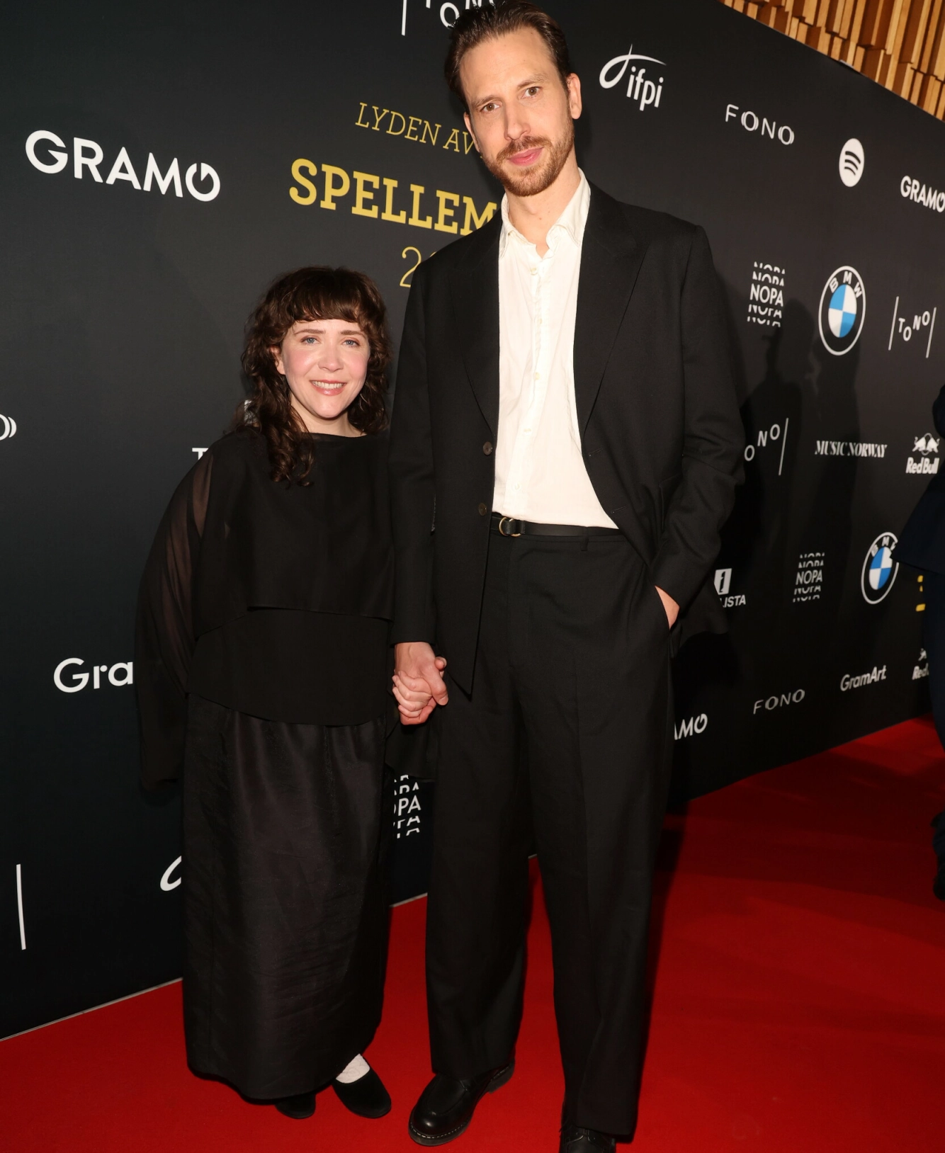 SPELLEMANN: Emilia Nicolas og Herbert Nordrum. Foto: Andreas Fadum / Se og Hør