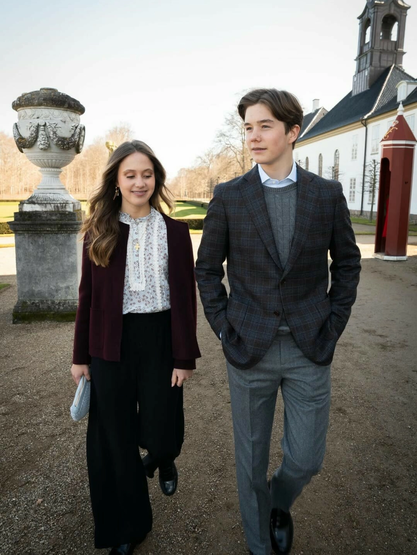 TVILLINGER: Prinsesse Josephine og prins Vincent skal konfirmeres 18. april. Foto: Det danske kongehuset