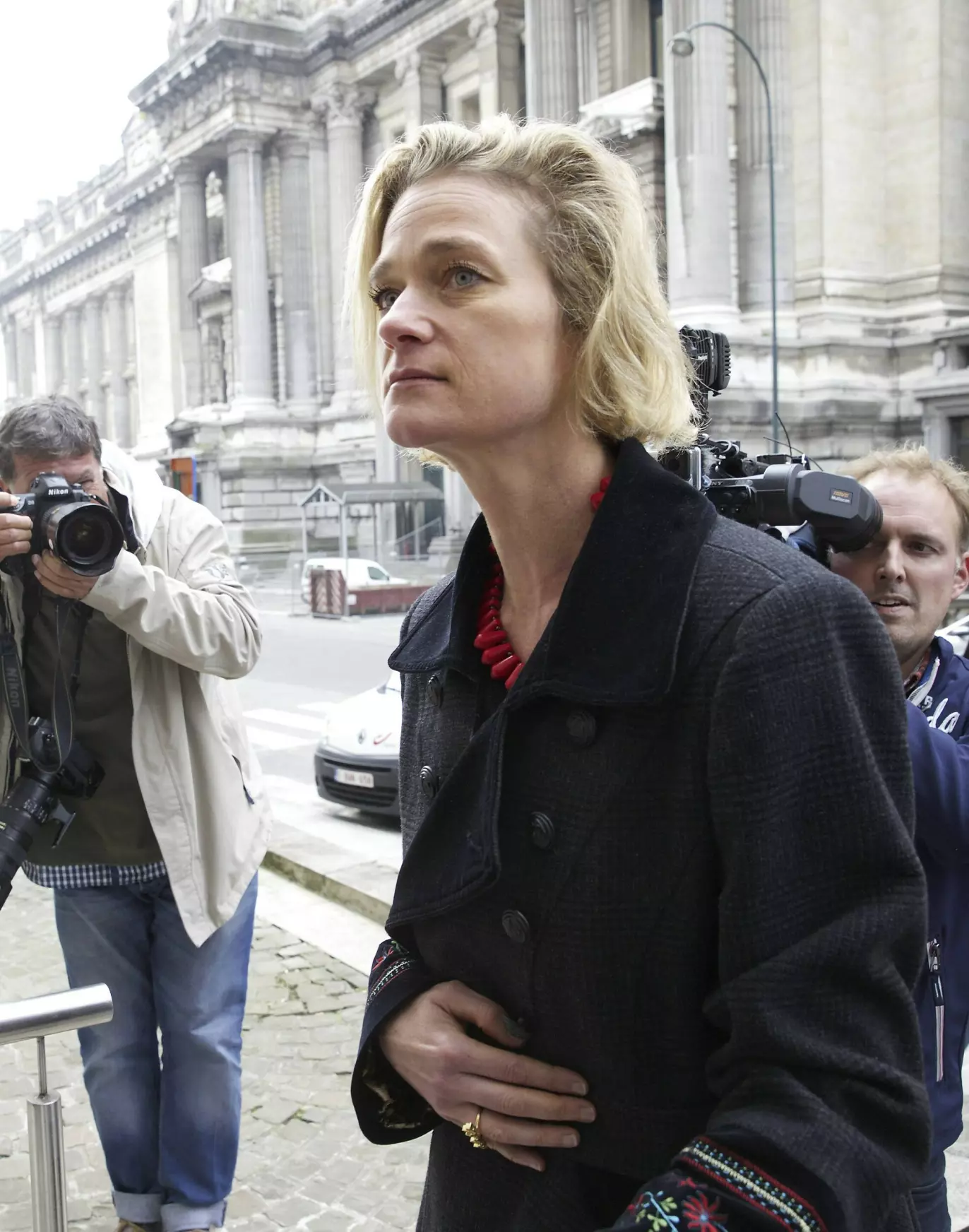 2014: Delphine kjempet i flere år for å bevise at kong Albert II var hennes faktiske far. Foto: Jasper Jacobs / AFP / NTB