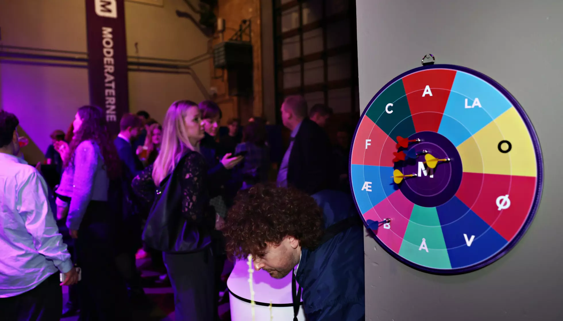 MIDT I FLORAEN: Slik ser partiet på seg selv - et samlende sentrum i midten av dansk politikk. Foto: Kristian Ridder-Nielsen/Dagbladet