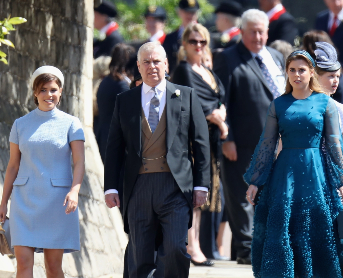 PÅSKETRADISJON: Verken prinsessene eller faren deres vil være til stede i St. Georges-kapellet på Windsor Castle den kommende søndagen. Foto: Chris Jackson / NTB