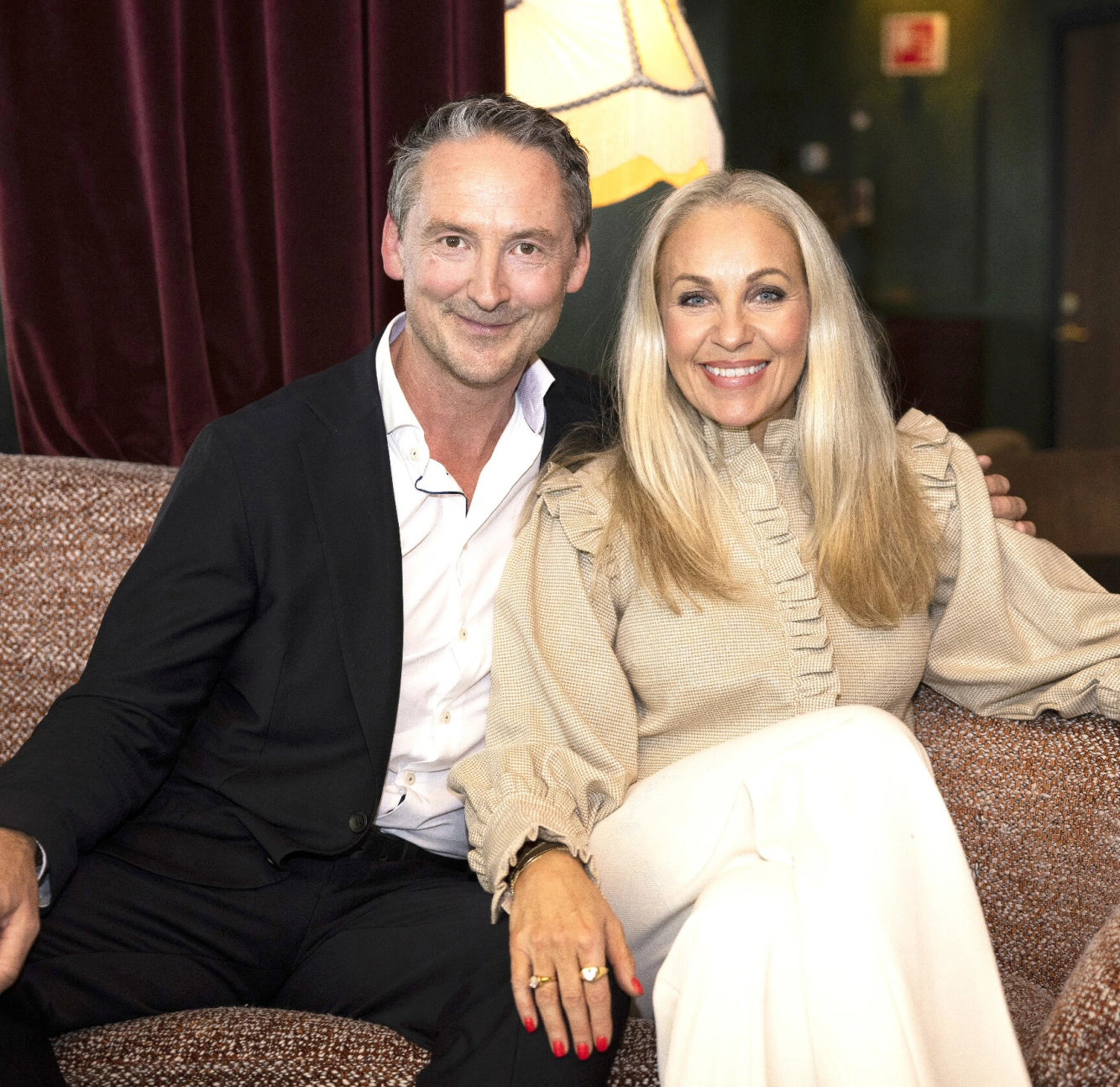 TRAFF BLINK: For to
og et halvt år siden ble Janne
introdusert for Alexander Even
Henriksen. - Det sa bare pang,
forteller Janne om det første
møtet med kjæresten. Foto: Shad Madian / Se og Hør