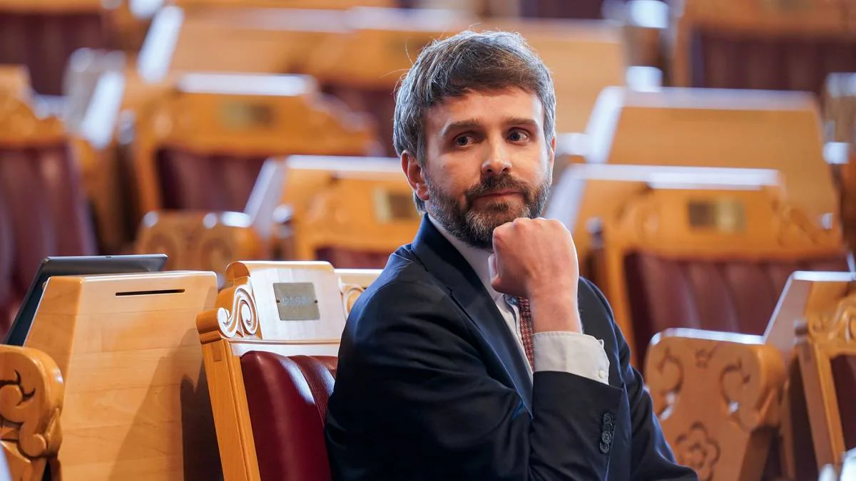 Helseminister Jan Christian Vestre under Stortingets spørretime. Foto: Thomas Fure / NTB