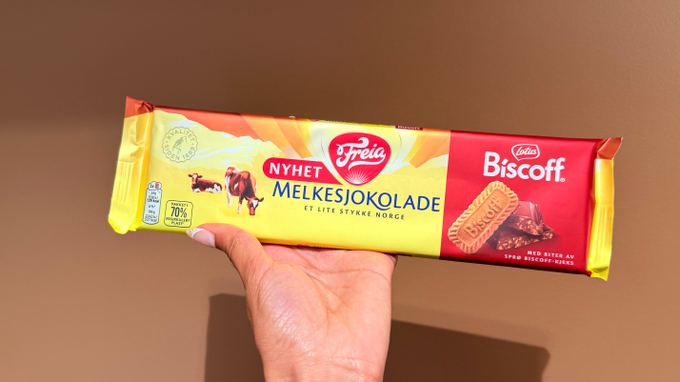 Melkesjokolade med biscoff