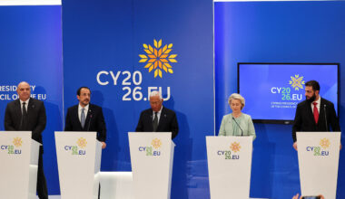 cover EU leaders in Cyprus call for stronger defence, energy independence and regional engagement