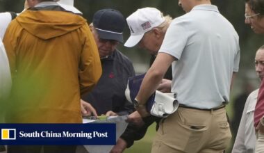 Trump targets likely next Washington mayor online, touts golf course project