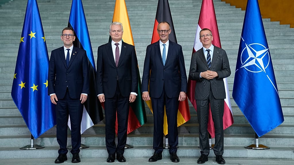 'Security of the Baltics is our security': Merz meets Baltic leaders before NATO summit