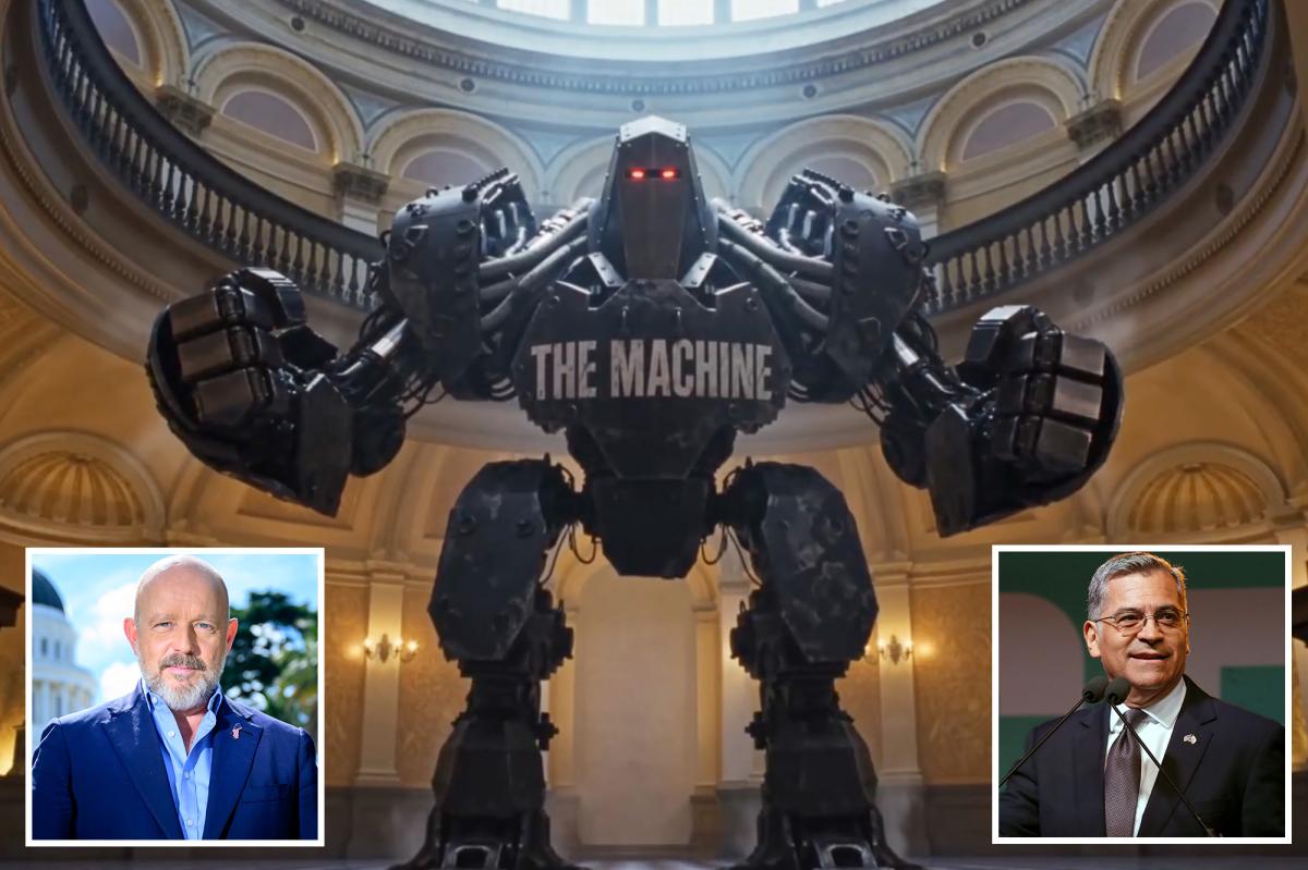 Steve Hilton battles Gavin Newsom, Kamala Harris in AI ad