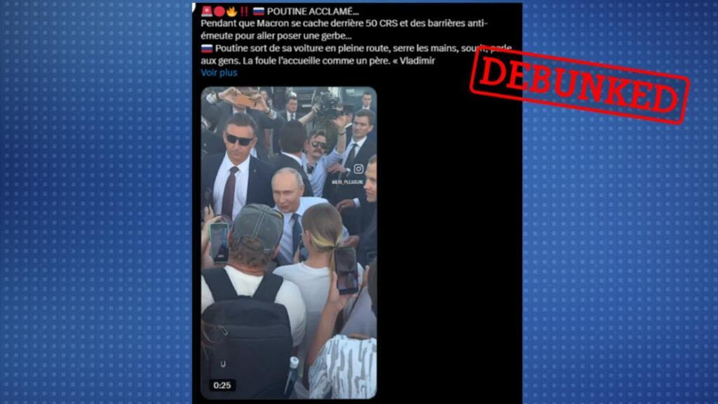 Does Putin travel without security?