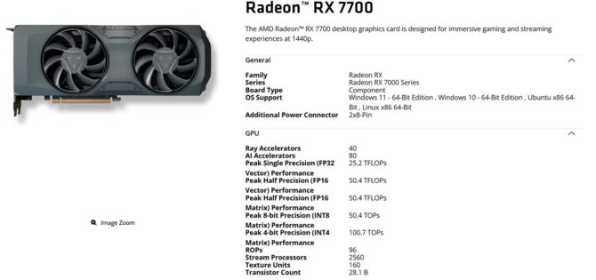 AMD Radeon RX 7700 - zaskakujący debiut nowego układu RDNA 3. To może być tania alternatywa dla Radeona RX 9600 XT 16 GB [2]
