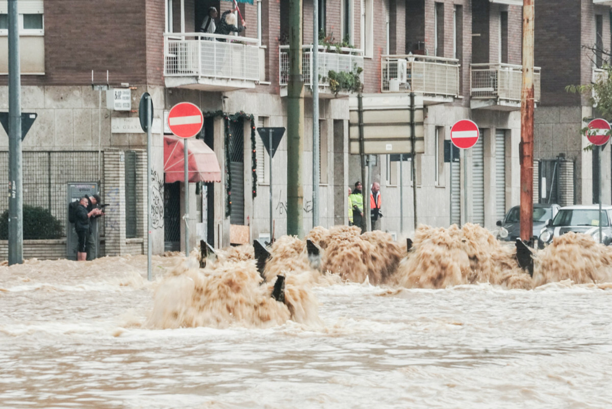 Ulewy na północy Włoch