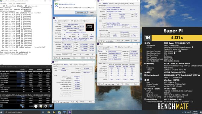 Overclocker Tony pobija 12 rekordów z procesorami Ryzen 9000 na płycie ASUS B850M AYW Gaming OC WiFi7 wartej mniej niż 200 USD [3]