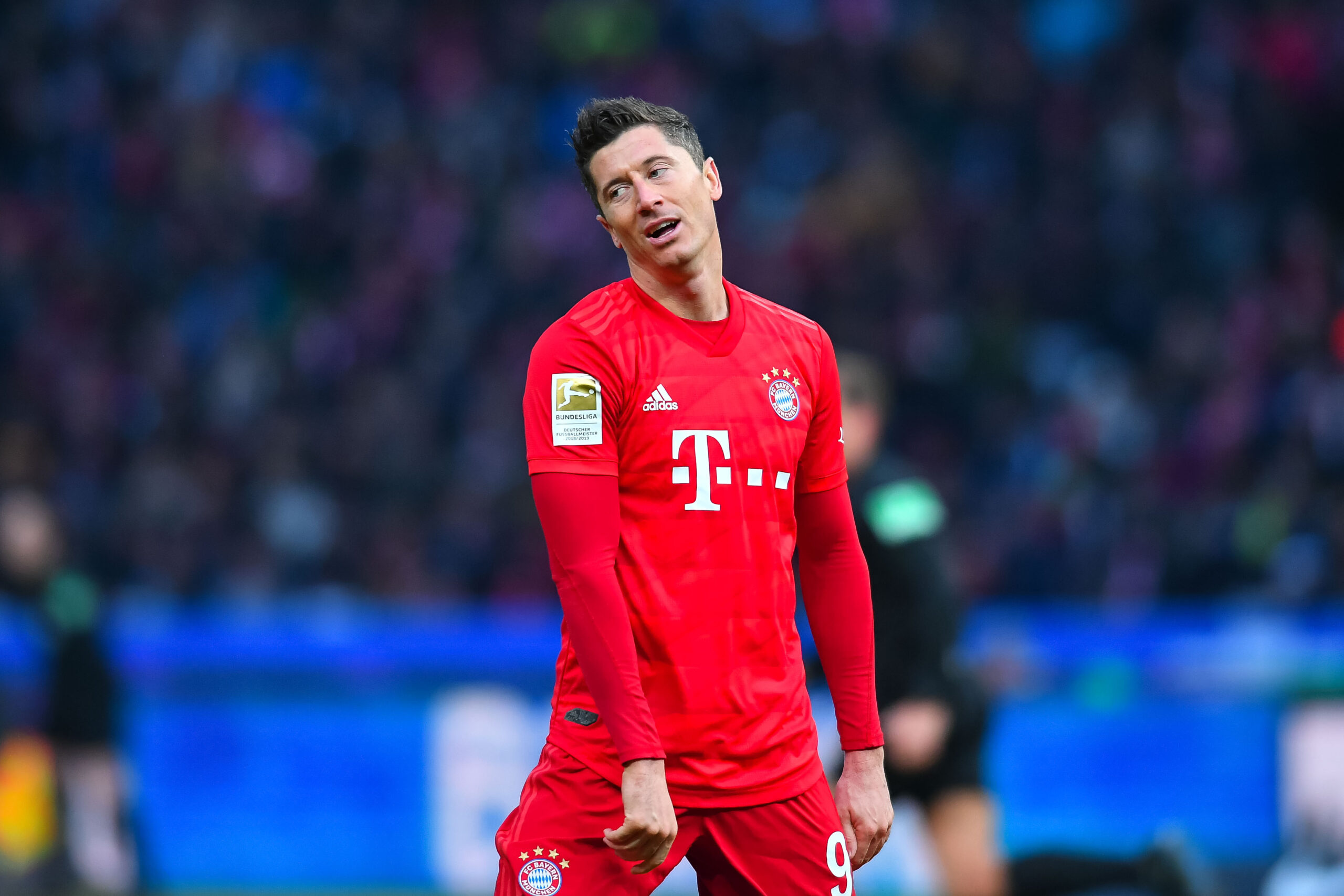 Robert Lewandowski w barwach Bayernu Monachium 