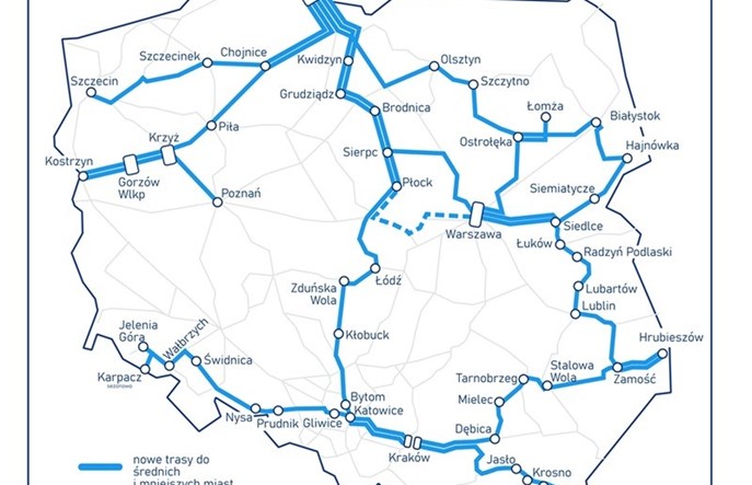 PKP Intercity pokazują trasy dla hybryd z Newagu