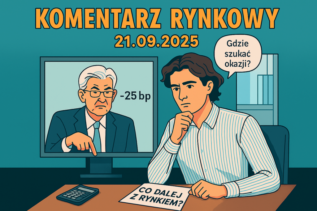 Sytuacja na giełdzie - komentarz rynkowy 21.09.2025