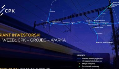 CPK. Jest wariant inwestorski CPK – Grójec – Warka