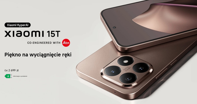 Xiaomi 15T i Xiaomi 15T Pro - smartfony z wydajnymi podzespołami i dobrymi aparatami. Leica, Dimensity 9400+, AMOLED i HyperOS [1]