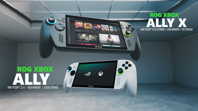 ASUS ROG Xbox Ally oraz ROG Xbox Ally X - Ruszyła przedsprzedaż nowych, przenośnych konsol. Poznaliśmy polskie ceny [1]