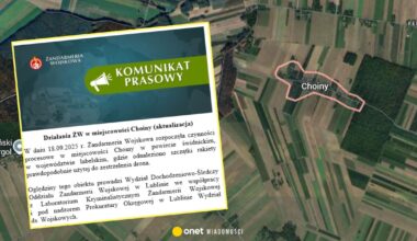 Szczątki rakiety znalezione na Lubelszczyźnie. Trwa akcja służb